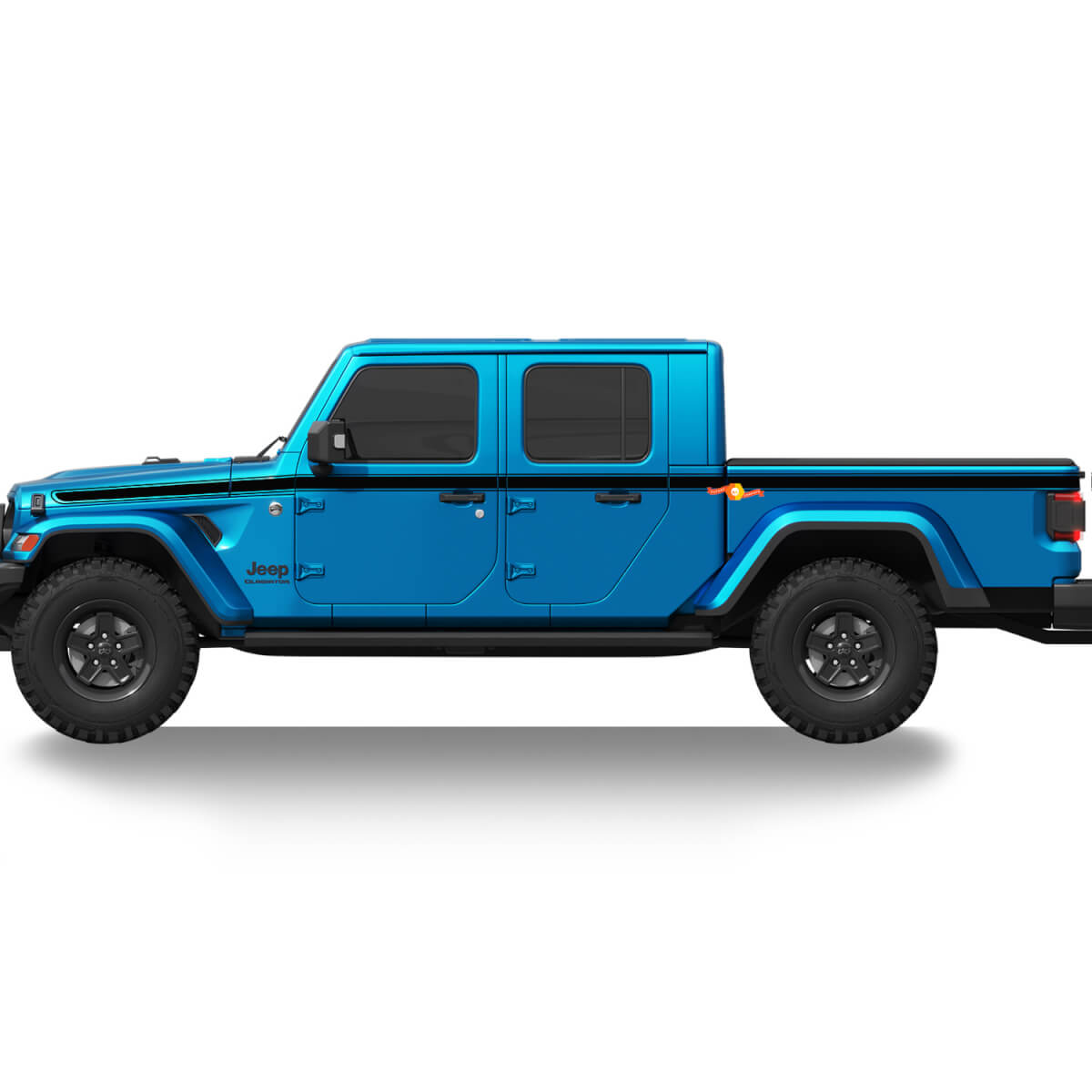 Chief Side Stripes Decal Graphic Vinyl for Jeep Gladiator