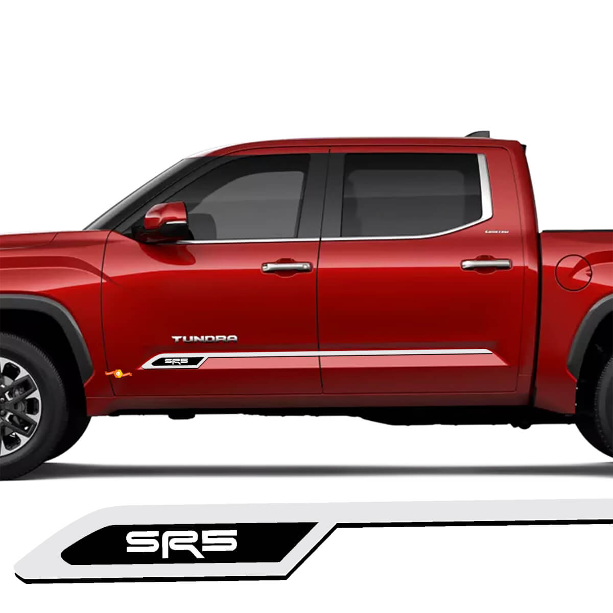 Side Stripes Rocker Panel Vinyl Sticker Decal fit to Toyota Tundra 2025 and up