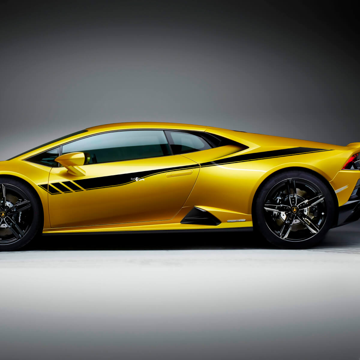 Side Stripes Graphics Racing Vinyl Decal Sticker Graphics for Lamborghini Huracan Evo 5