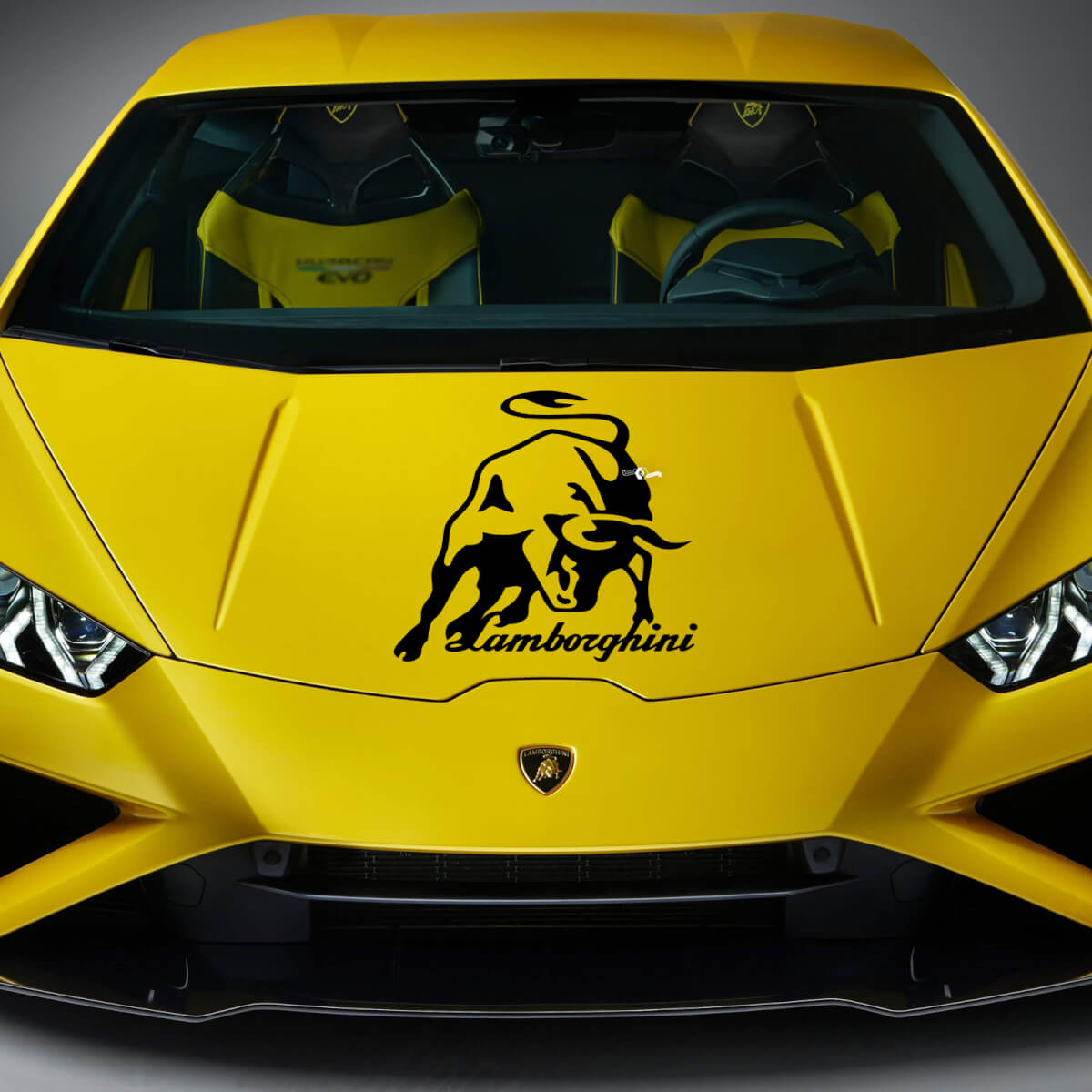 Hood Bull Graphics Racing Vinyl Decal Sticker Graphics for Lamborghini Huracan Evo