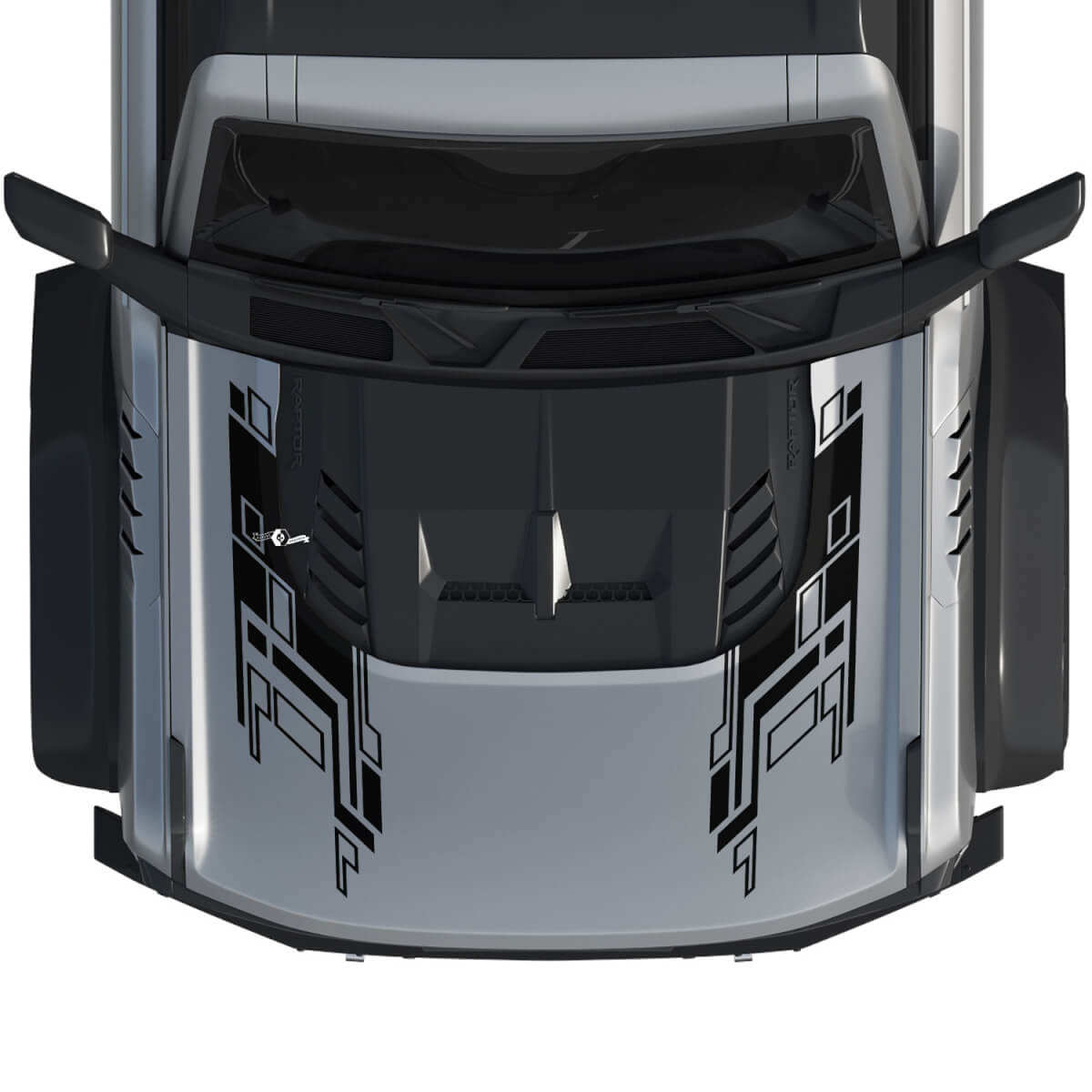 Hood Bronco Raptor Wrap Graphics Decal Sticker for Ford Bronco