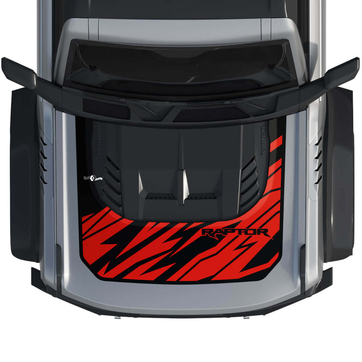 Hood Bronco Raptor Wrap Graphics Decal Sticker for Ford Bronco 2 colors 2