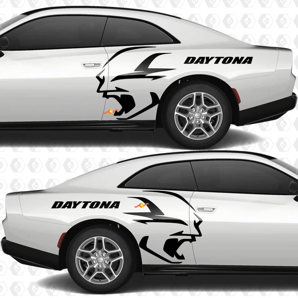 Banshee Daytona Vinyl Decals Stickers Graphic for Dodge Charger Daytona
