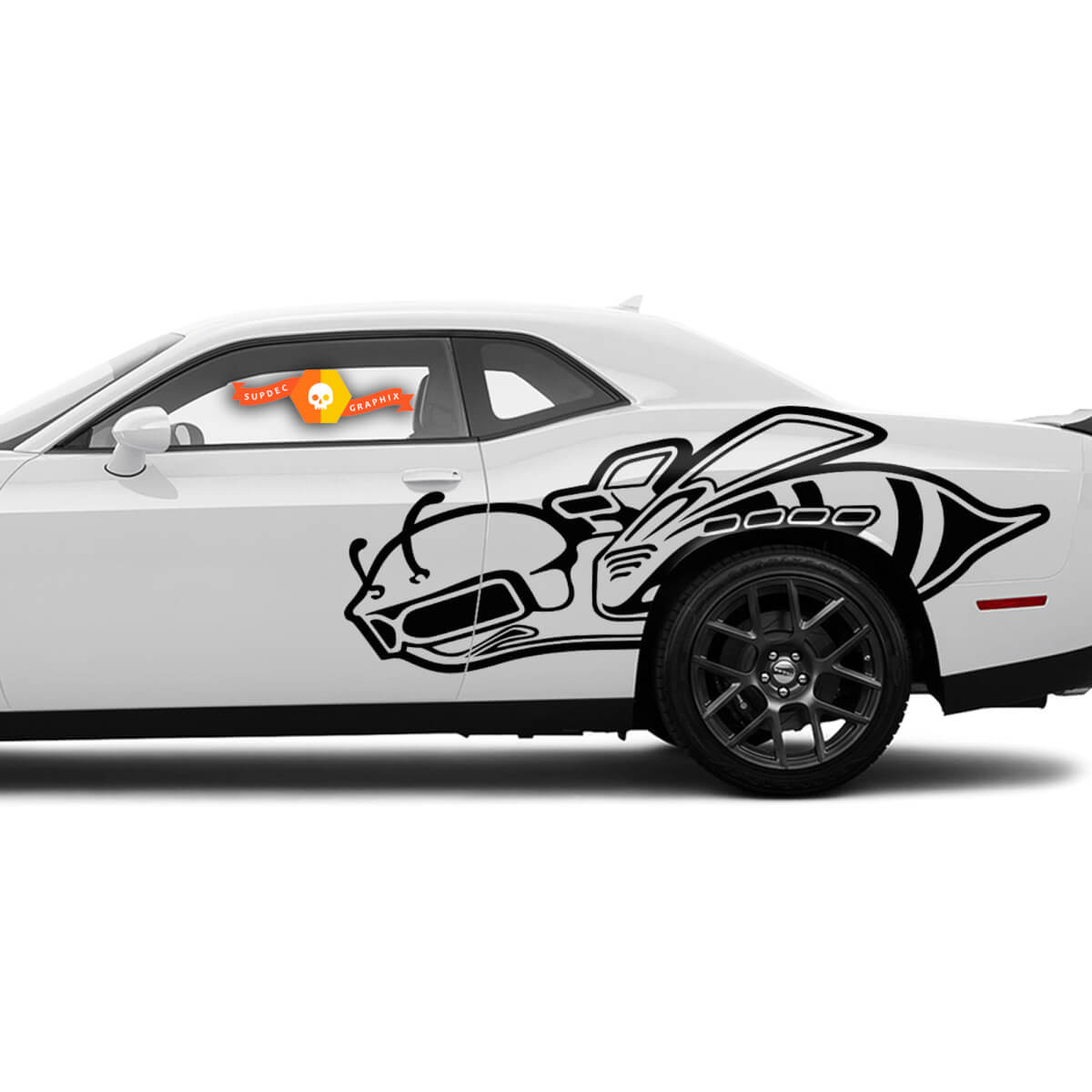 Dodge Challenger Mopar SRT Super Bee Hemi Stinger Scat Pack Sticker Decal Graphics Vinyl