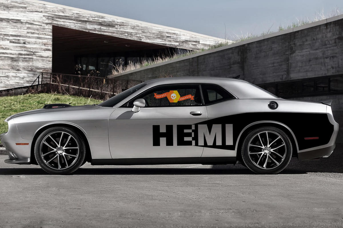 2012 2011 2010 2014 2008 2013 CHALLENGER BILLBOARD Sticker Decal Graphic Vinyl 2009 - 2020 HEMI
