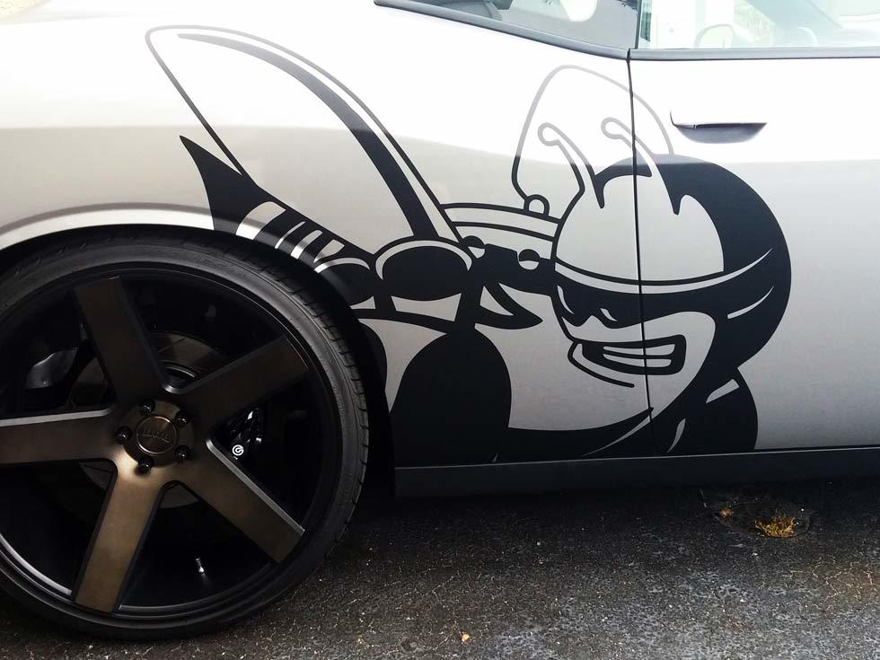 HUGE TRIBAL Stickers Decals Graphics Vinyl CHALLENGER MOPAR SRT SCAT PACK BEE LOGO HEMI Scatpack
