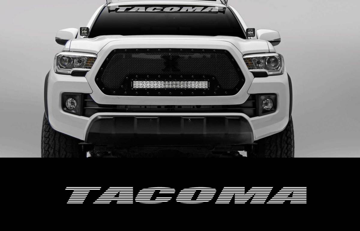 Tacoma 36  Front Windshield Banner Sticker Decal Toyota Truck Off Road Sport 4X4 2wd
