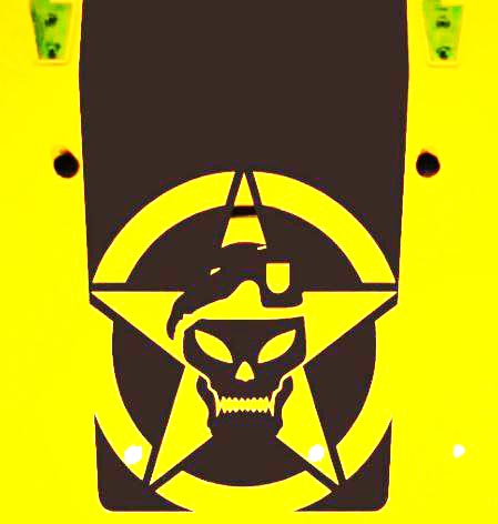 Jeep Wrangler Blackout Black Ops Vinyl Hood Sticker Decal TJ LJ JK JKU