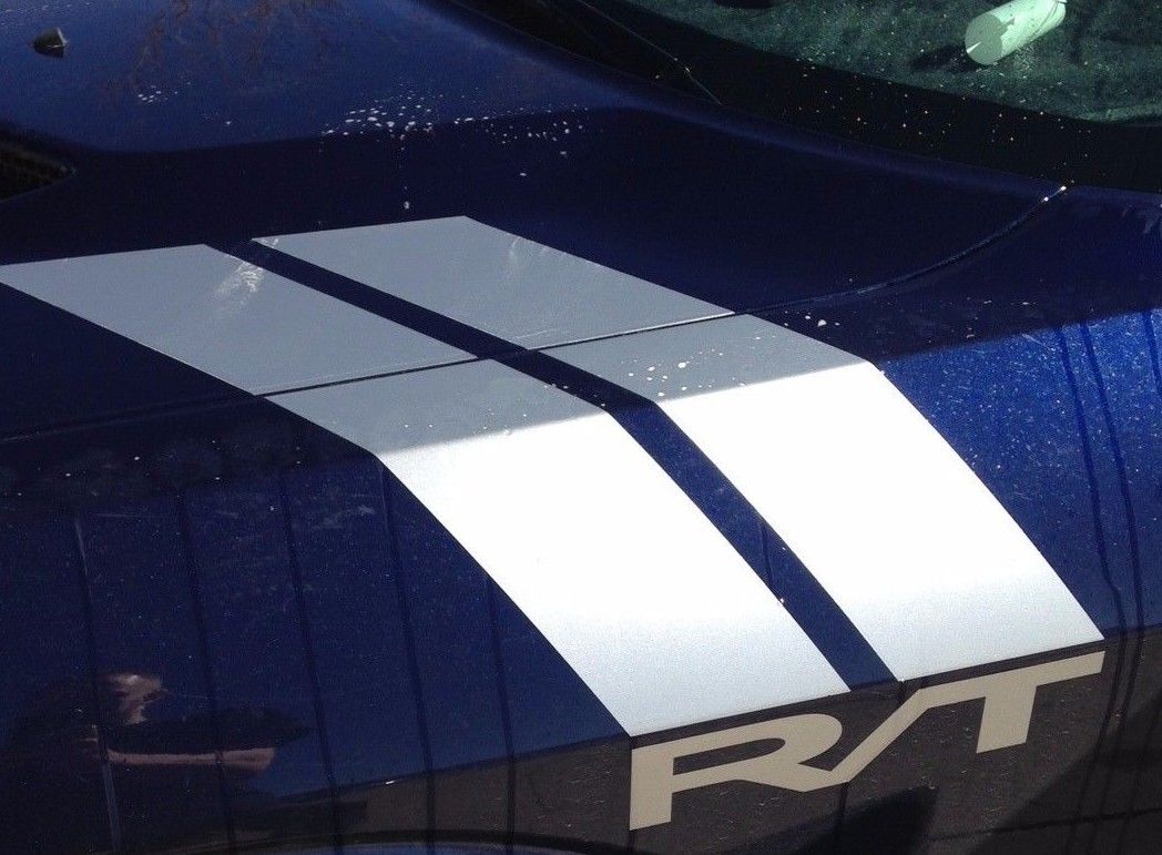 DODGE HEMI CHALLENGER R-T Fender Hash Marks Racing Stripes Vinyl Decals Sticker