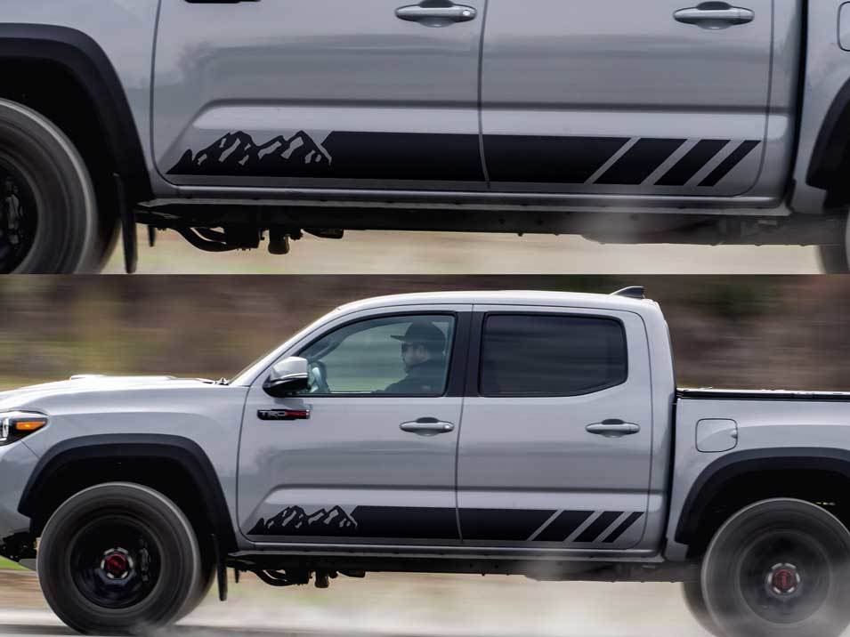 Decal Sticker Vinyl Side Stripe Kit for Toyota Tacoma Rocker Panel
