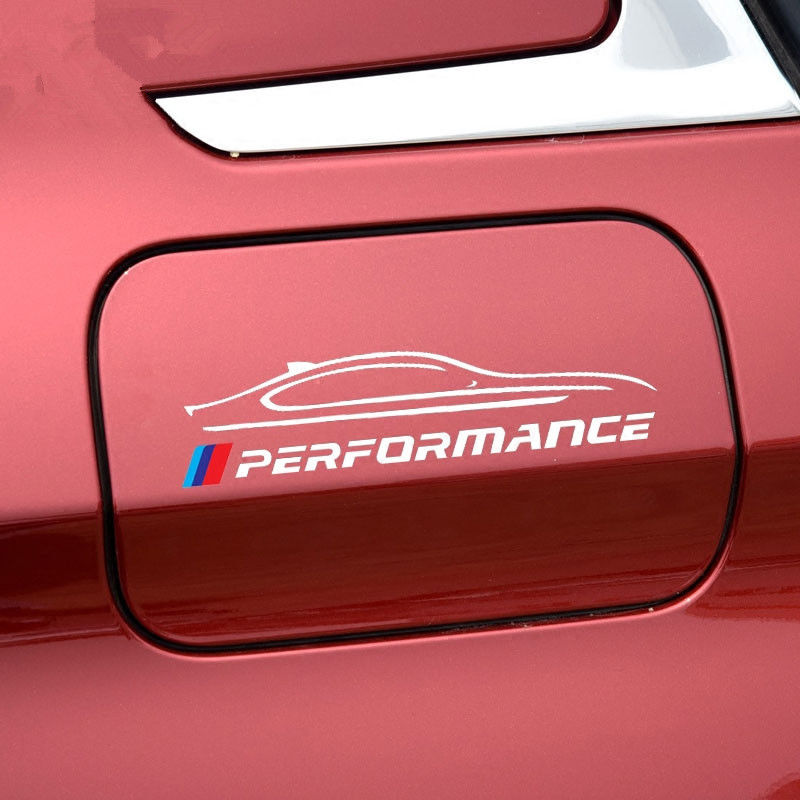 Car Fuel Tank Cap Cover Sticker Vinyl Decals 2pcs For BMW
