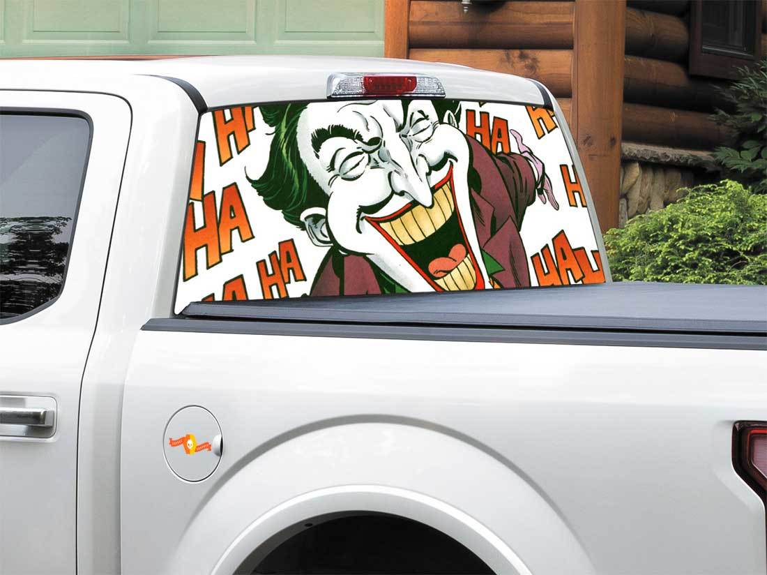Joker killing joke Rear Window Decal Sticker Pick-up Truck SUV Car any size
