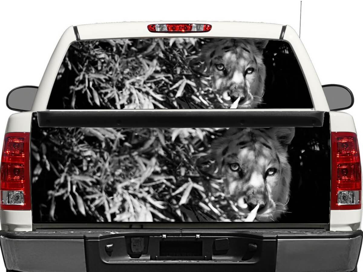 Lion Rear Window Or Tailgate Decal Sticker Pick-up Truck SUV Car any size
