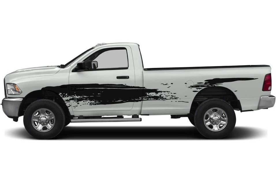 MUD splash truck decal sticker fits to Dodge RAM Toyota Tundra Tacoma Ford F150 Chevy Silverado