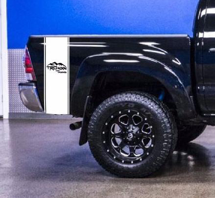 2 Decal stripe sticker kit For TOYOTA TACOMA TUNDRA tail mirror light hook winch