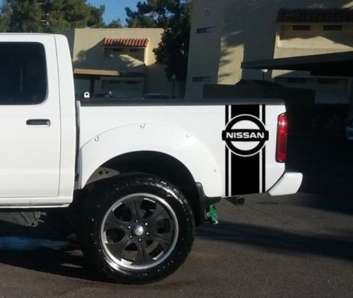 Custom Truck Bed Stripe Sticker Decal Set of (2) for Nissan Pickup#1
