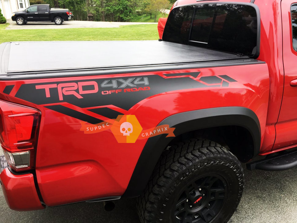 Toyota Tacoma TRD PRO Sport 4x4 Graphics Kit se adapta a Tacoma 13-20 o Tundra 16-20
