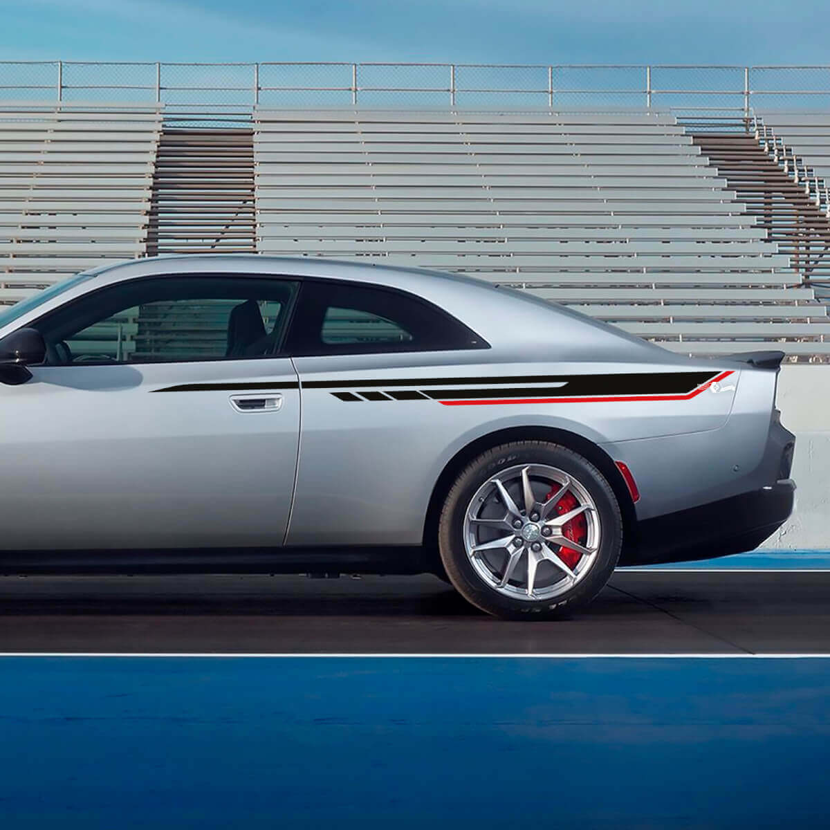 Side Quater Panel decal stripes for Dodge Charger Electric 2 colors