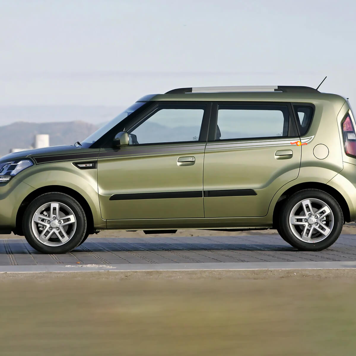 Side Doors Accents Decals Stickers fit to Kia Soul 2