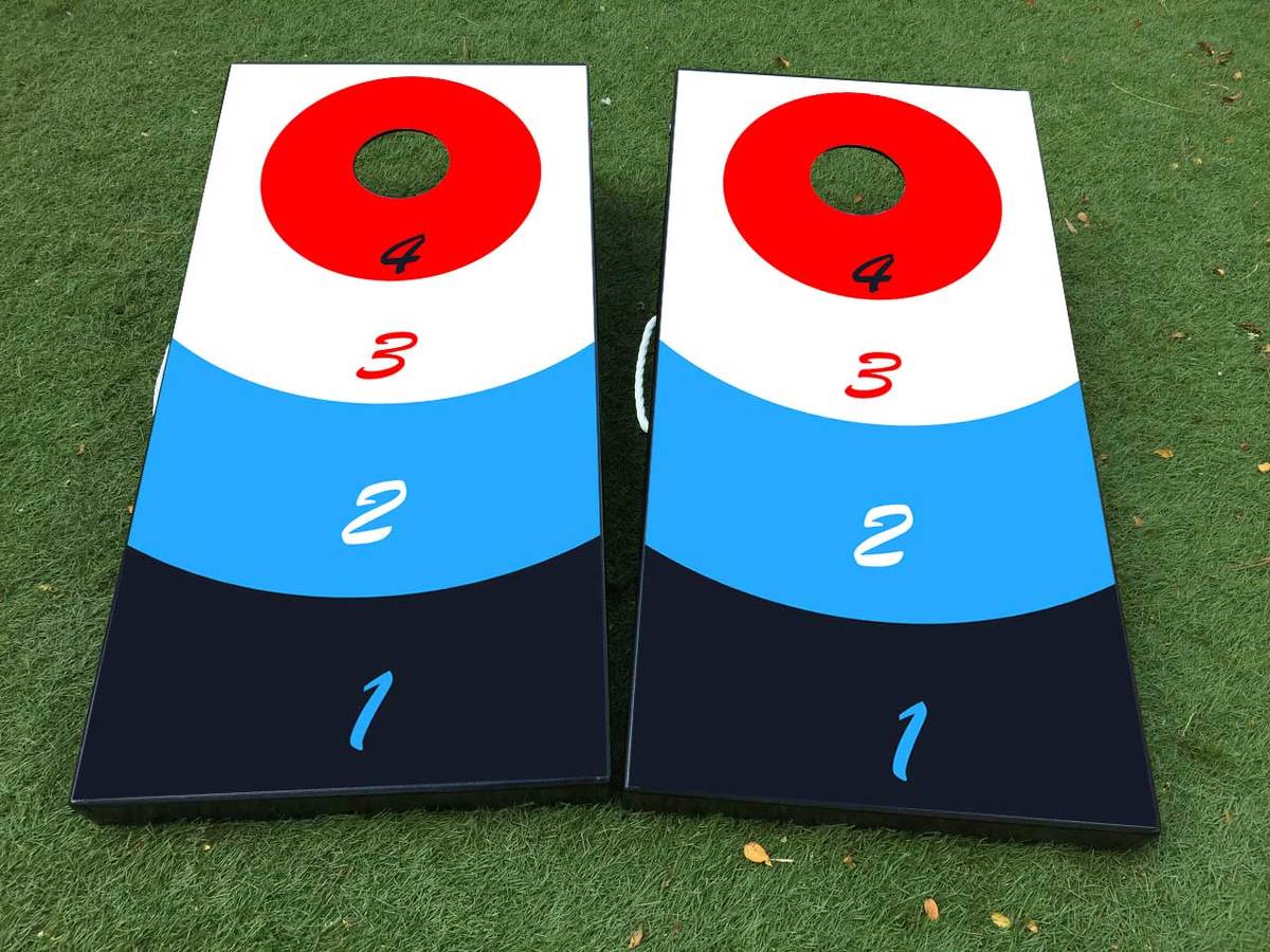 Beer Pong Cornhole Board Game Sticker Decal VINYL WRAPS with LAMINATED