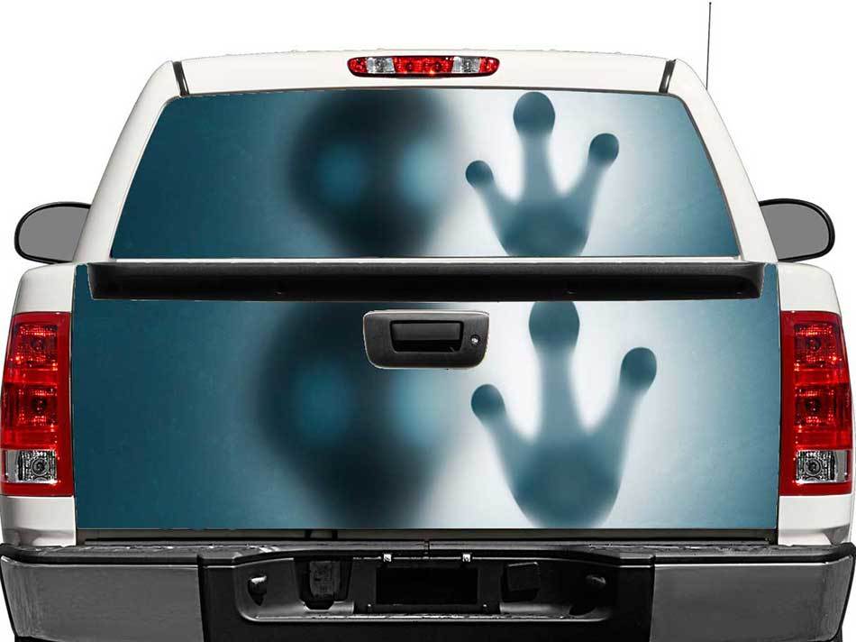 Alien Hand Rear Window OR tailgate Decal Sticker Pick-up Truck SUV Car
