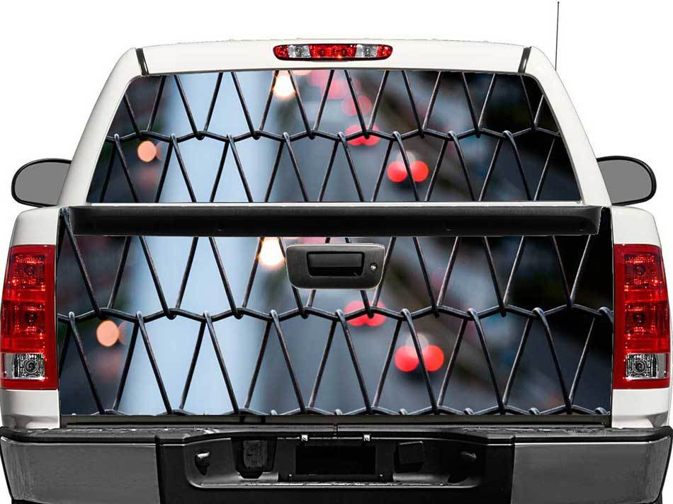 Fence City Rear Window OR tailgate Decal Sticker Pick-up Truck SUV Car

