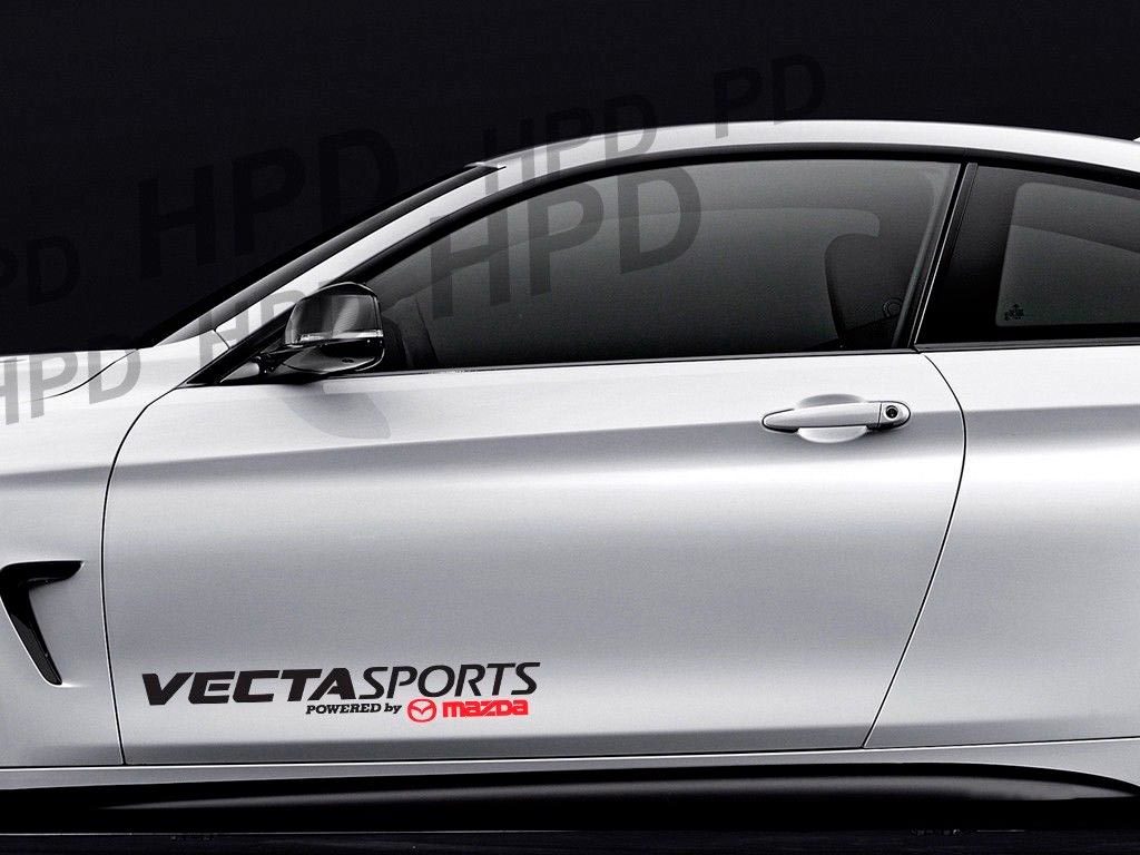 Vecta Sports Powered by Mazda රව්ලින් Sticker RX7 RX8 6 3 Rotary Turbo A
