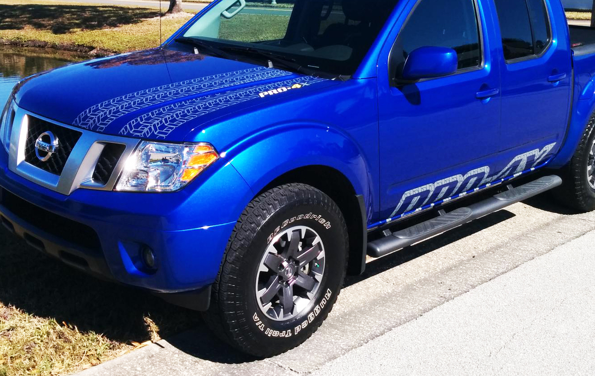 Kit for NISSAN Frontier 2016 PRO 4X Include Hood and Sides Stickers Decals