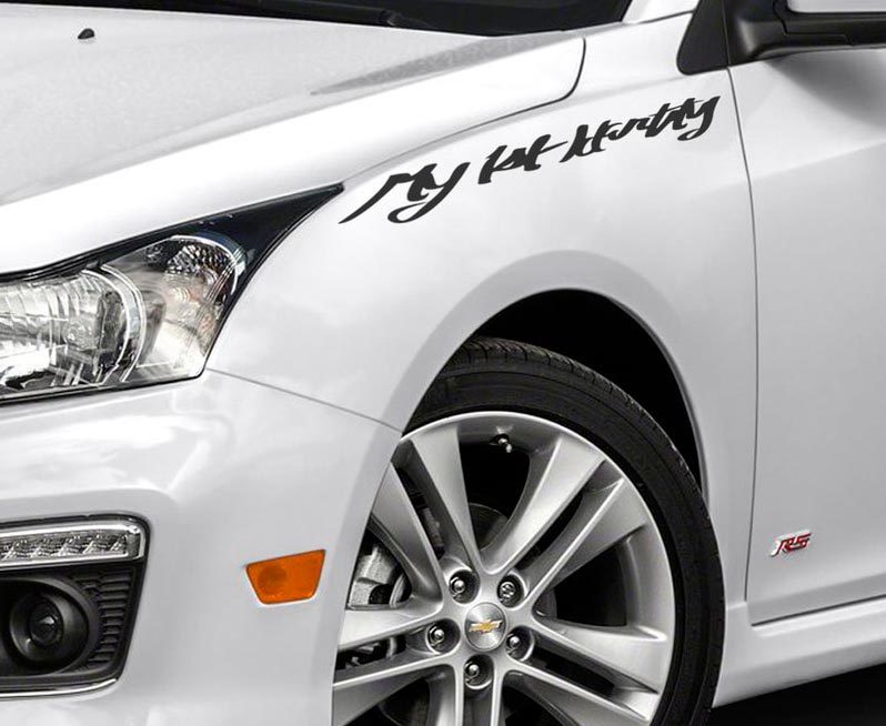 Lettering Decal Sticker Emblem Logo Vinyl A Type For Gm Chevrolet