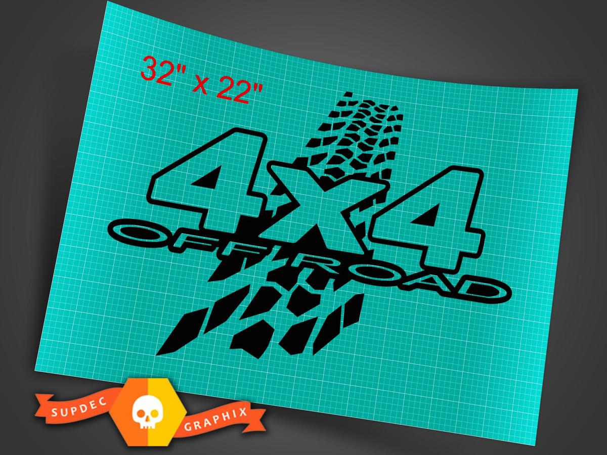 Decal Sticker Side Rear Mud Kit for Jeep Wrangler JK 4x4 Rubicon Off-Road Trucks