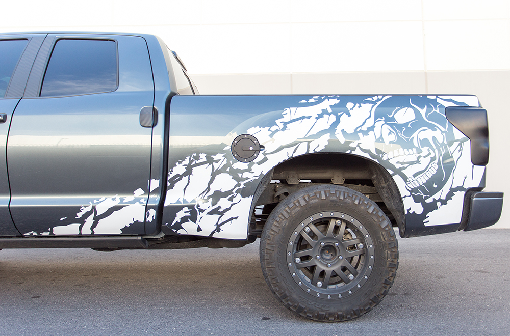 Toyota Tundra TRD 4X4 Fender Graphic Vinyl Sticker Decal Full Bed Part 2007-2013
