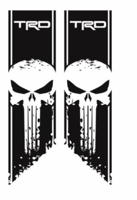 Toyota TRD Tundra Stripes 4X4 sport 2016 2017 Decal Vinyl Stickers Pair Decals
