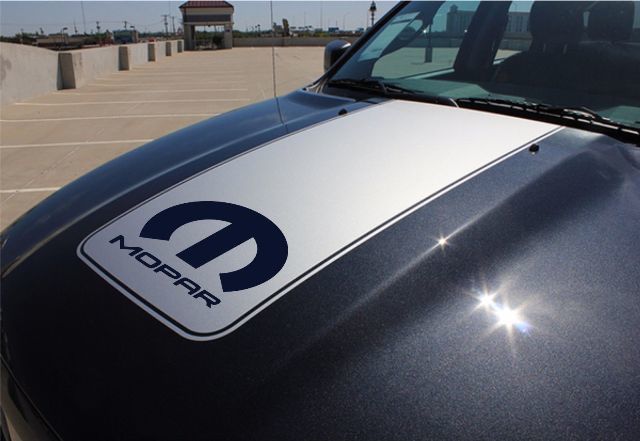 Hood vinyl Sticker Decal dodge ram stripe srt rt charger challenger graphics hemi mopar