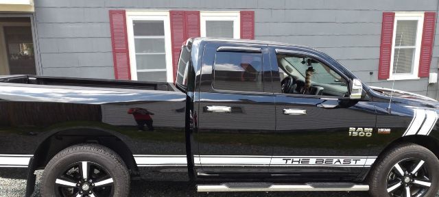 Dodge ram 1500 x2 vinyl decals racing stickers bumper to stripes mopar hemi 5.7L