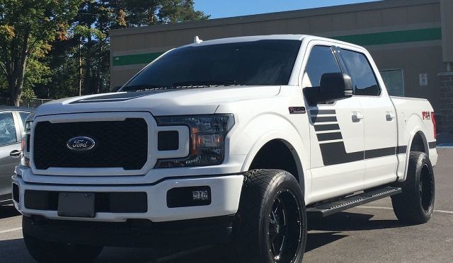 2015-2018 Ford F-150 Stripes Special Ed. Hockey Stickers Decals LEAD FOOT Vinyl Graphics