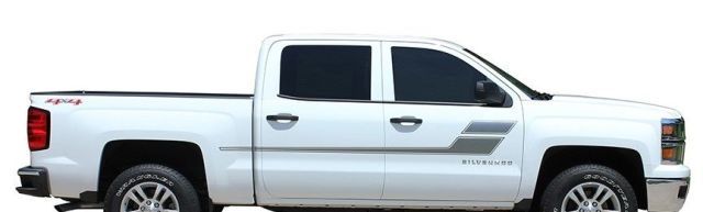 2013 - 2020 Chevy Silverado Stripe Door SPEED XL Sticker Decal Vinyl Graphics Any Colour Pro Kit
