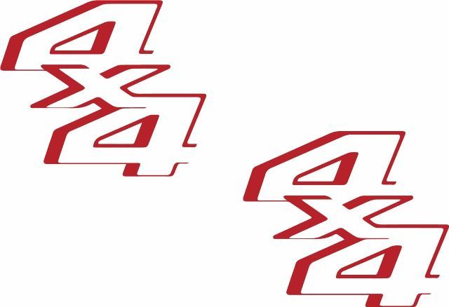 11 - 16 Ford Style 4 x 4 Off Road Aftermarket Bedside Vinyl Stickers Decals STYLE 01