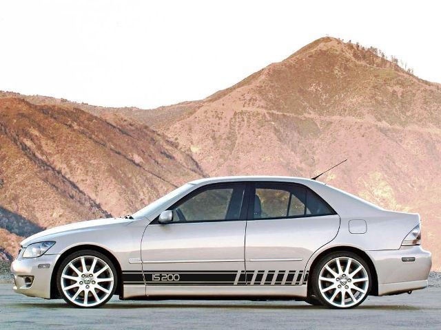 2X Multiple Color Graphics IS200 Symbol Sport Car Racing Vinyl Decal Sticker