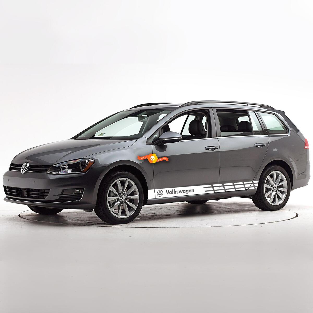 Multiple Color Graphic Golf SportWagen Alltrack Car Racing Decal Sticker
