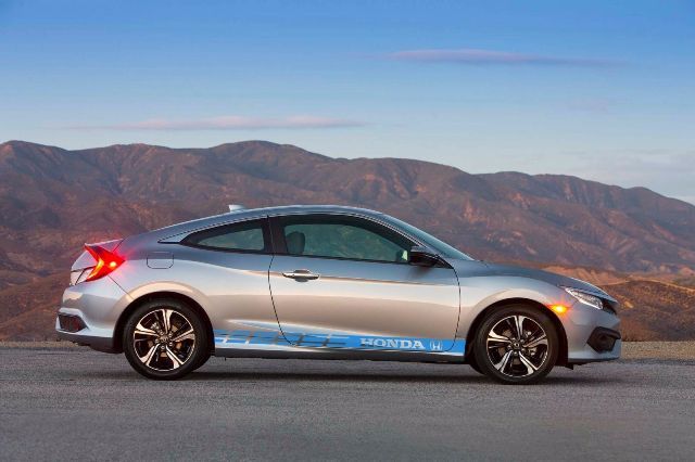 Multiple Color Graphic Civic / Civic Si Coupe Car Racing Art Decal Sticker