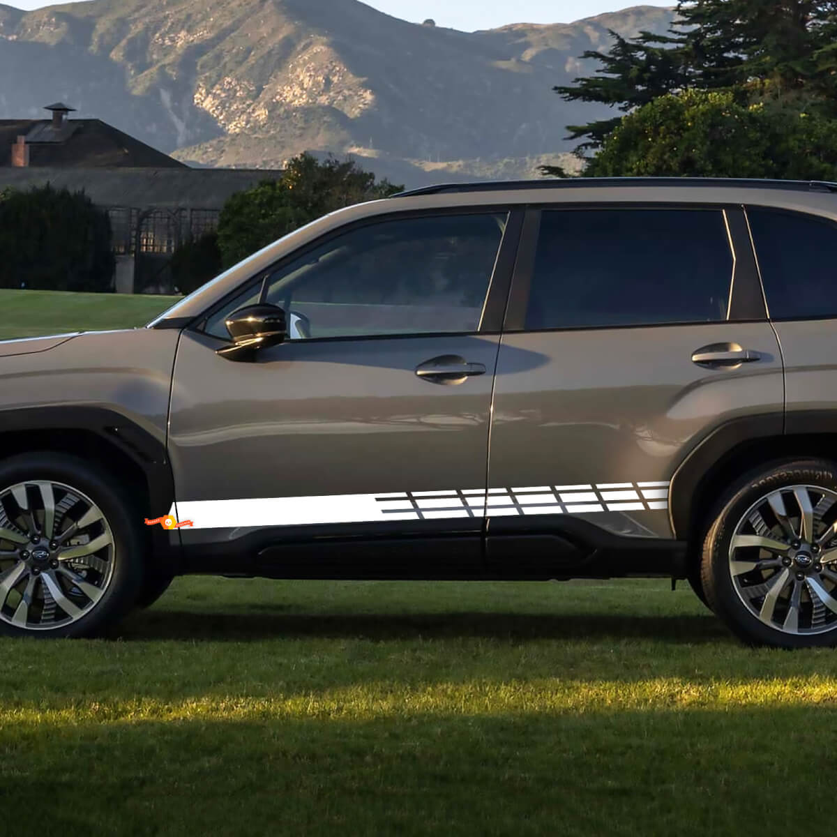 Multiple Color Graphics Racing Art Decal Sticker fit Suba Crosstrek Forester Car