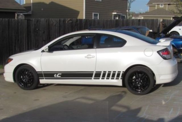 2X Multiple Color Graphics tC Symbol Car Racing Vinyl Decal Sticker