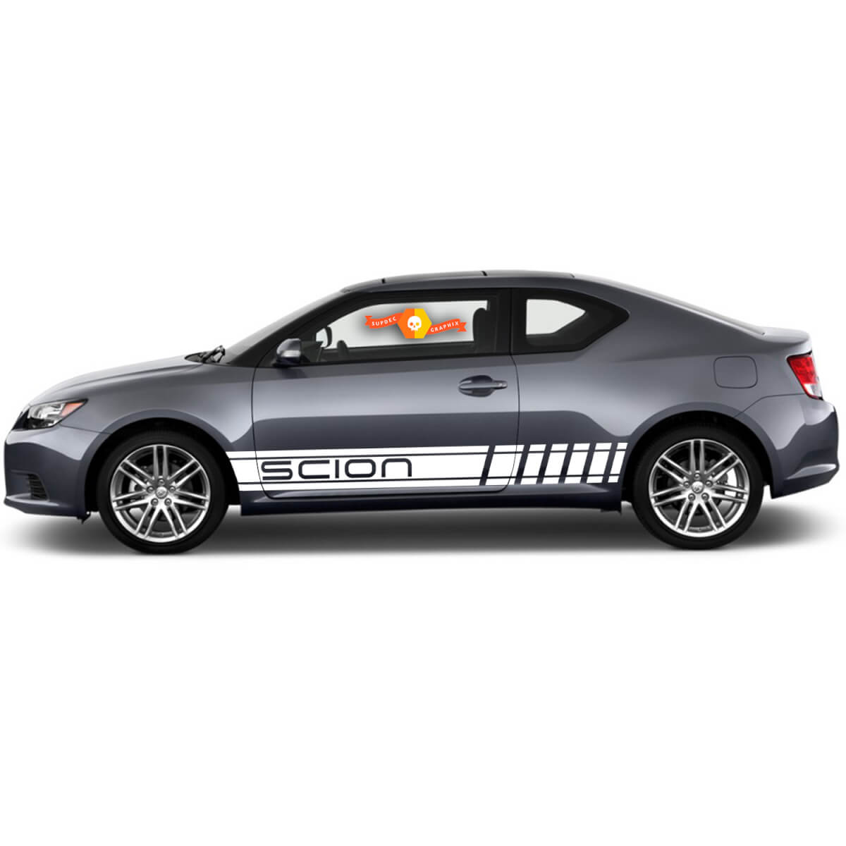 2X Multiple Color Graphics TC FR-S iA iM iQ XB Racing Vinyl Decal Sticker