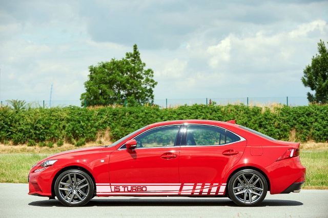 2X Multiple Color Graphics IS Turbo Symbol Sport Car Racing Vinyl Decal Sticker