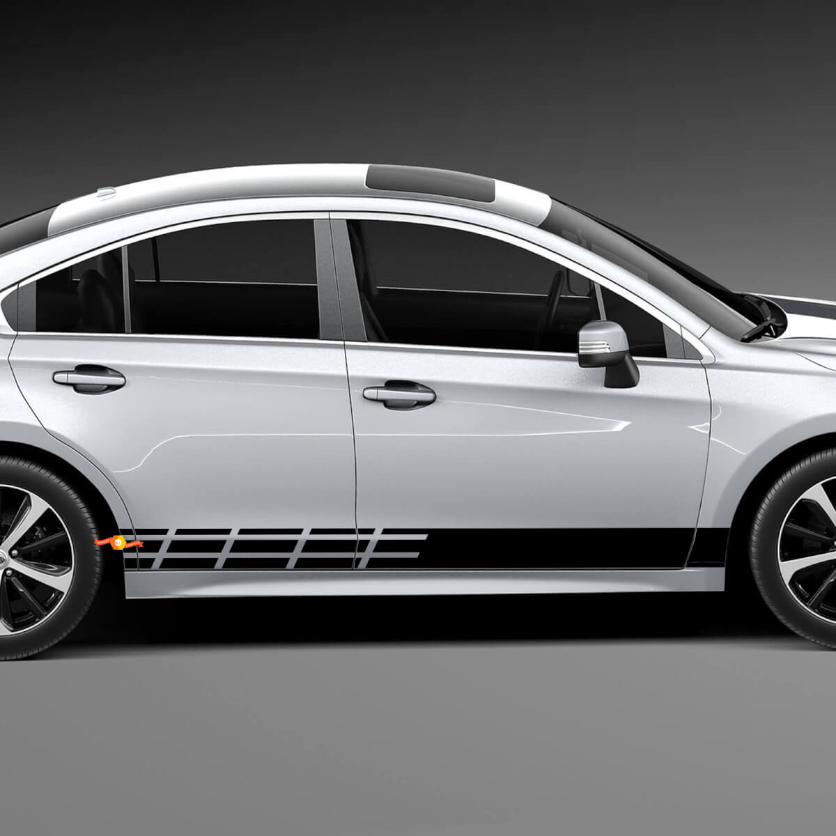 Multiple Color Graphics Car Racing Art Decal Sticker fit Suba Impreza Legacy