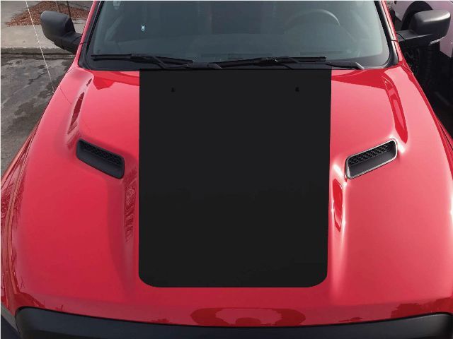 2015-2017 Dodge Ram Rebel Black Out Hood Truck Vinyl Sticker Decal Graphic Color Options