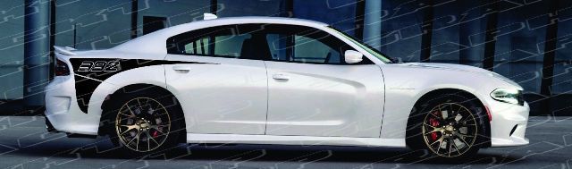 Dodge Charger 392 Rear Quarter Side Stripe 2015 2016 2017 Hemi SRT