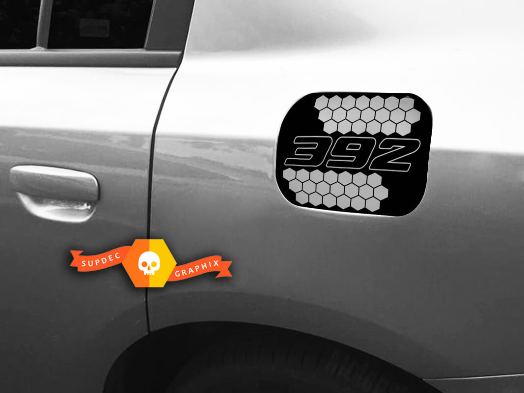 Dodge SCAT PACK Charger 392 Gas Door Sticker Decal 2015 2016 2017 Part emblem badge Scatpack