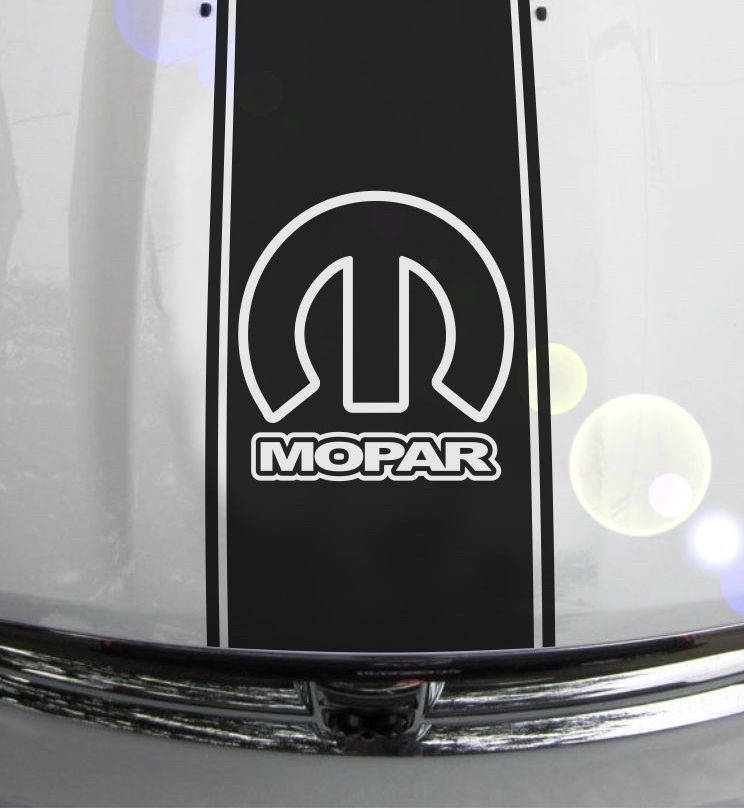 1500 2500 3500 Ram Truck Hood Stripes Vinyl Mopar Decal Sticker Graphic DHS-002

