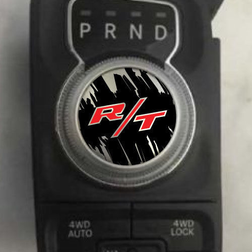 Dodge Ram R/T Grunge Rebel Logo Shift Knob Decal Sticker Graphic Vinyl Drive